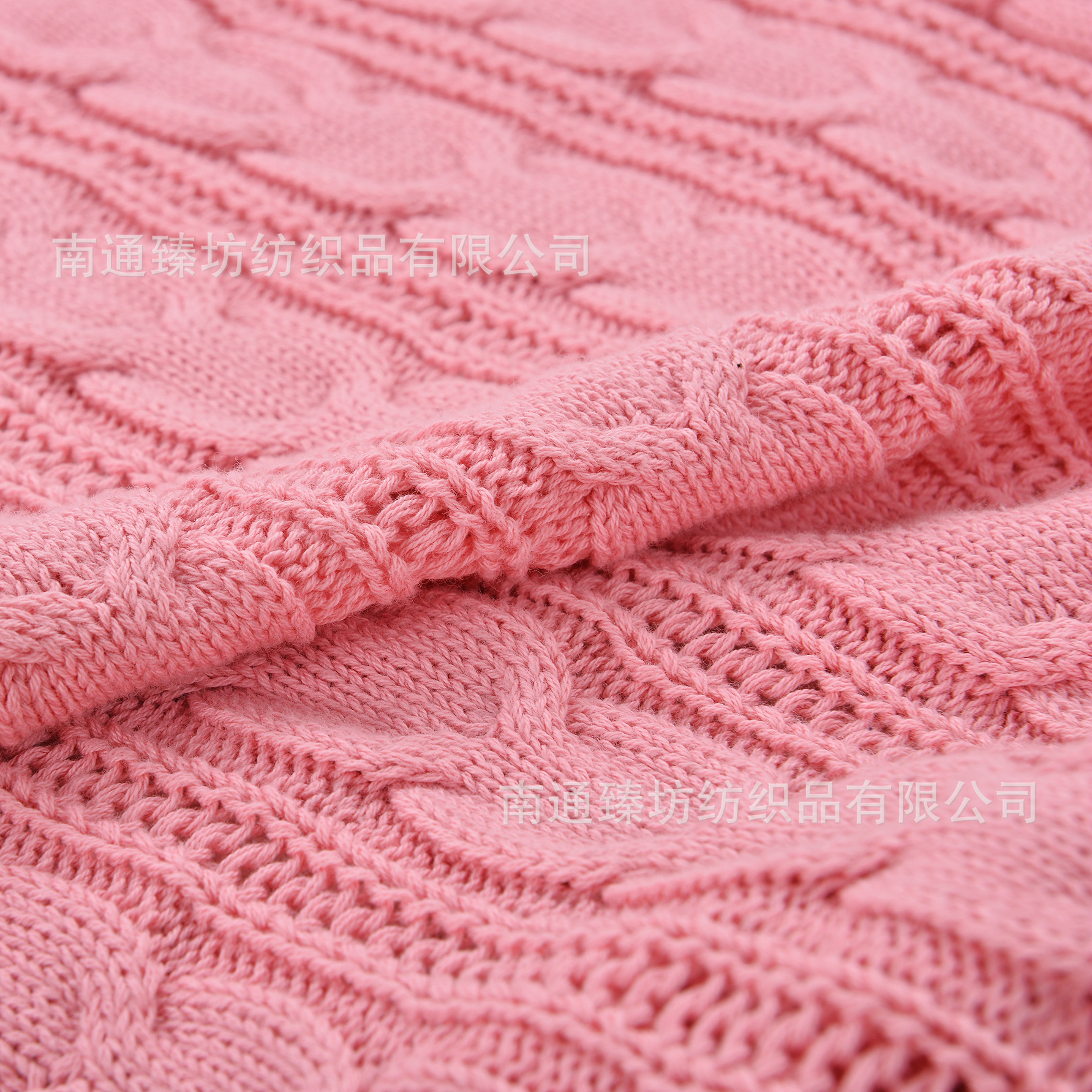 一手货源全棉针织毛线毯子12色空调毯沙发盖毯婴儿标准抱毯儿童毯