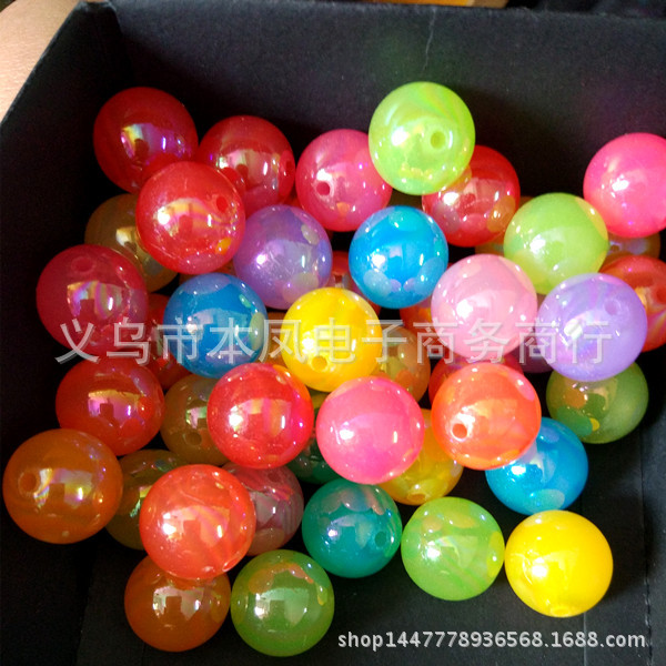 Acrylic round beads