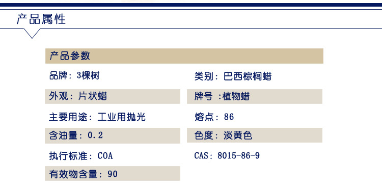 巴西棕榈蜡三棵树1号片详情页2