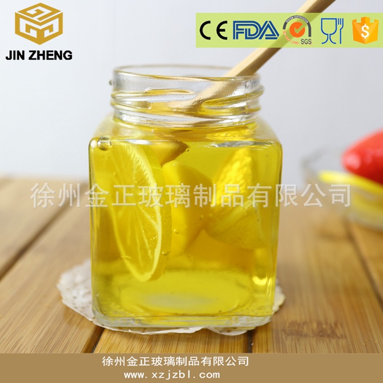 现货批发 150ml方形玻璃蜂蜜瓶酱菜/腐乳/果酱瓶 密封罐头瓶