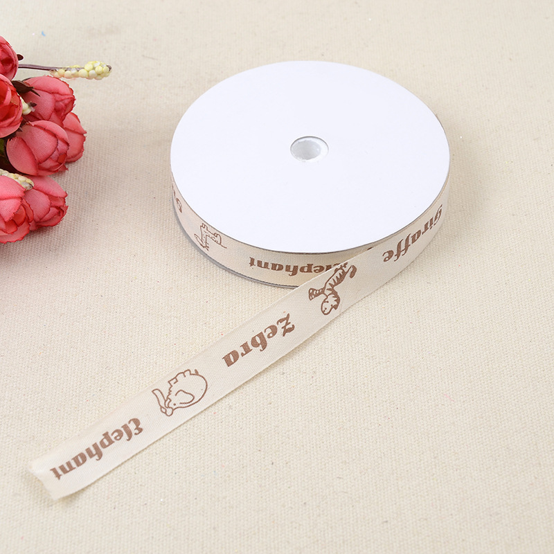 新款卡通纯色织带DIY手工服装家装辅料包边压花带棉带 厂家直供