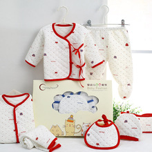 春秋季新生兒內衣純棉衣服初生寶寶0-3個月嬰兒禮盒出生滿月套裝