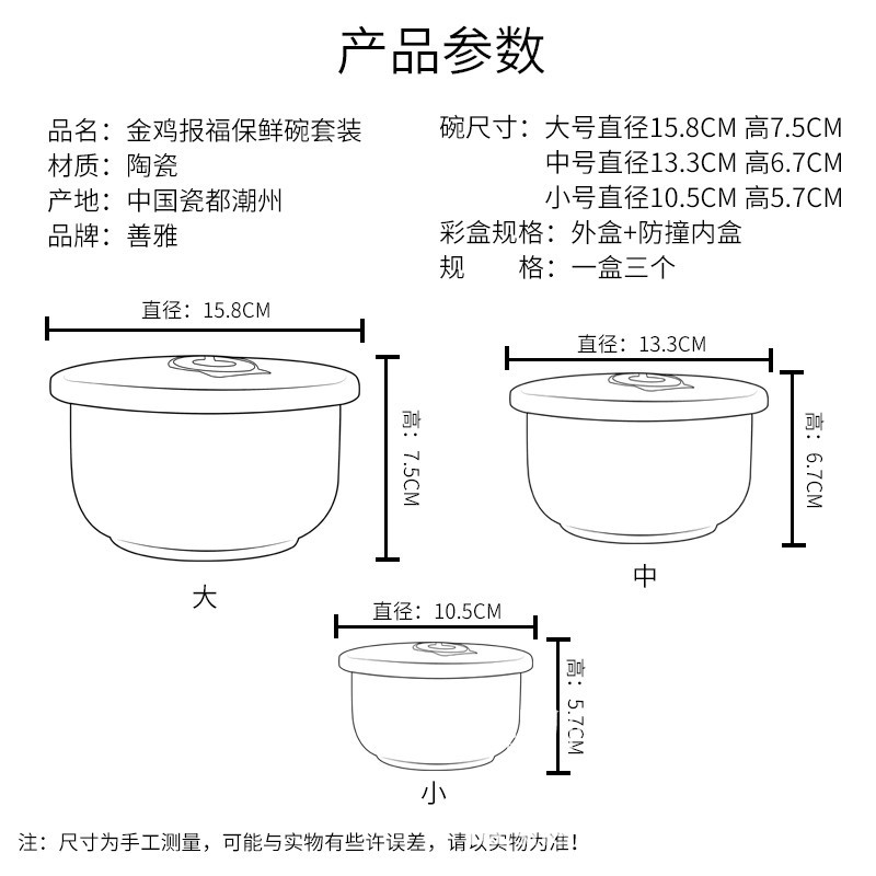 保鮮碗尺寸