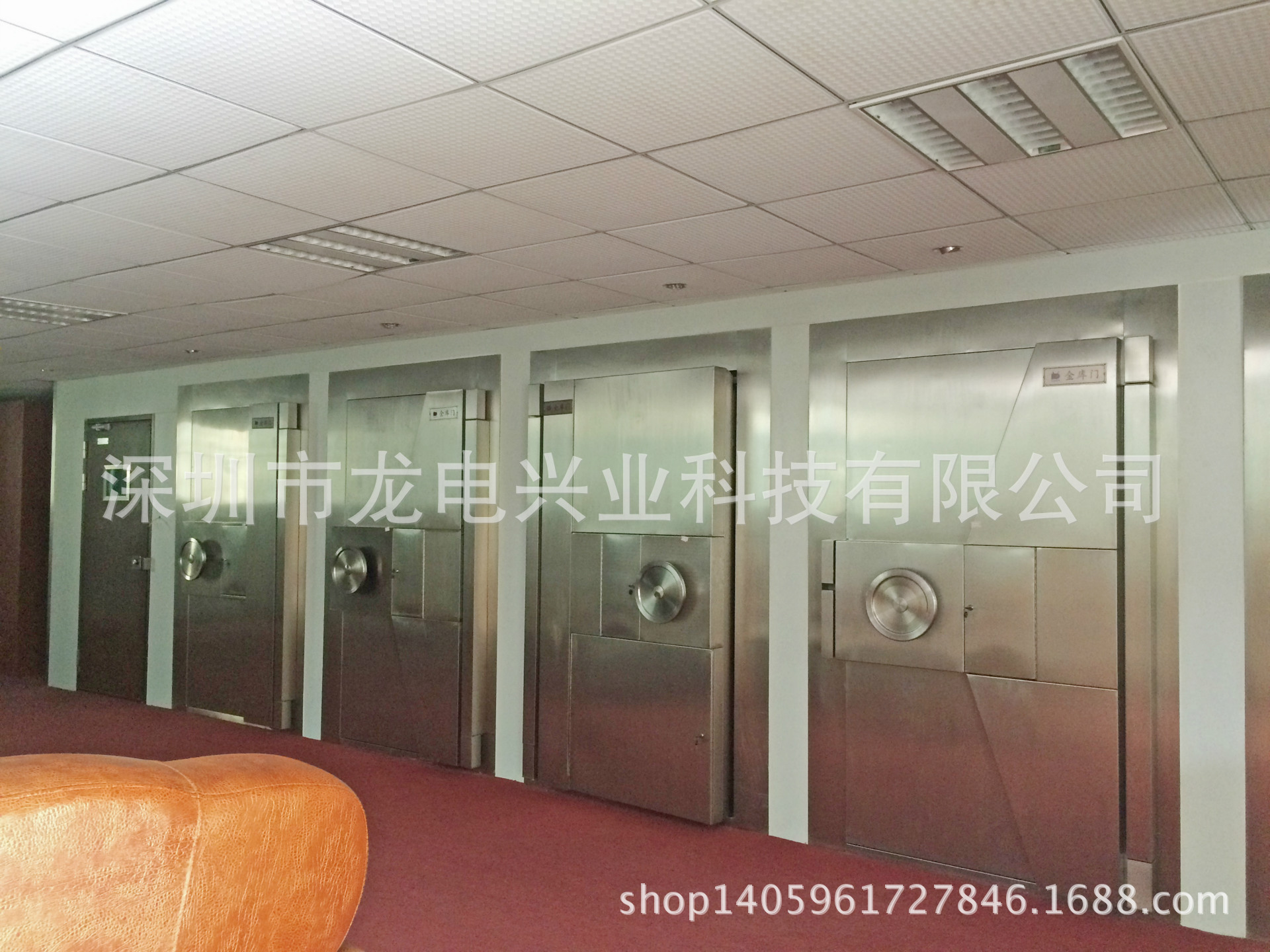 龙电兴业移动碳钢金库门 不锈钢金库门 组合大规格金库厂家-阿里巴巴