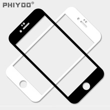 适用苹果iPhone7曲面3D碳纤维软边钢化膜 iPhone6s碳纤维钢化膜
