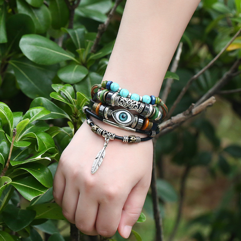Ethnic Style Multi-layer Leather Bracelet