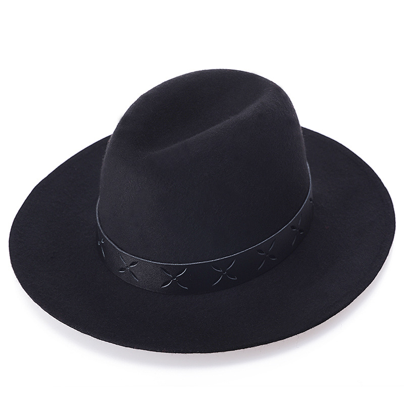 Sombrero Otoño e Invierno 2020 nueva moda europea y americana pura lana sombrero británico fuerza fábrica al por mayor entrega de una pieza