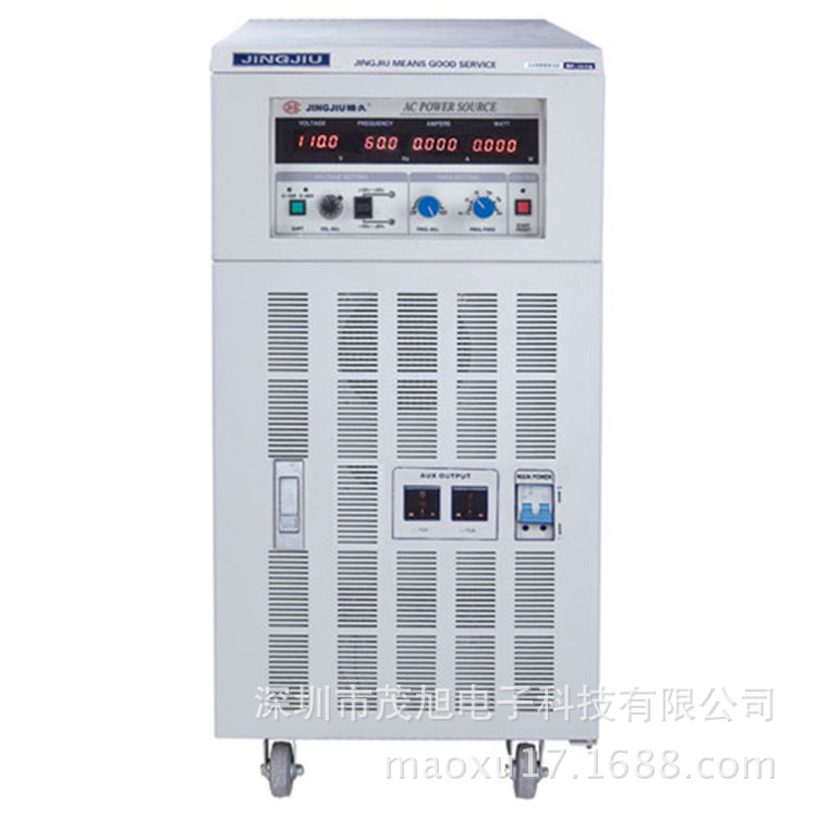 山东精久【JJ98DD33C】旋钮式程控单相单进单出交流变频电源3000W