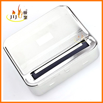 热销款极聚烟具卷烟器烟丝盒70mm手工卷烟盒JL-002C厂家直销|ms