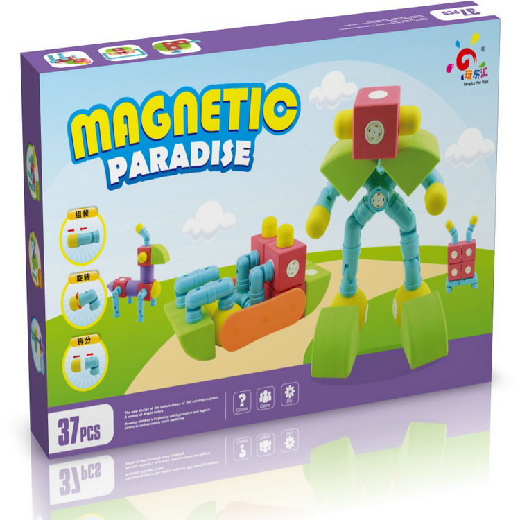 Magnetic piece building blocks spare parts Children's changeable magnetic building blocks magnetic construction assembling educational toys wholesale