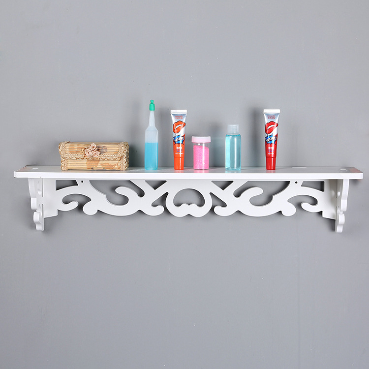 创意田园隔板墙壁 现代简约墙上置物架壁挂装饰一字搁板挂钩批发|ms