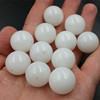 Replica white jade, round beads, wholesale