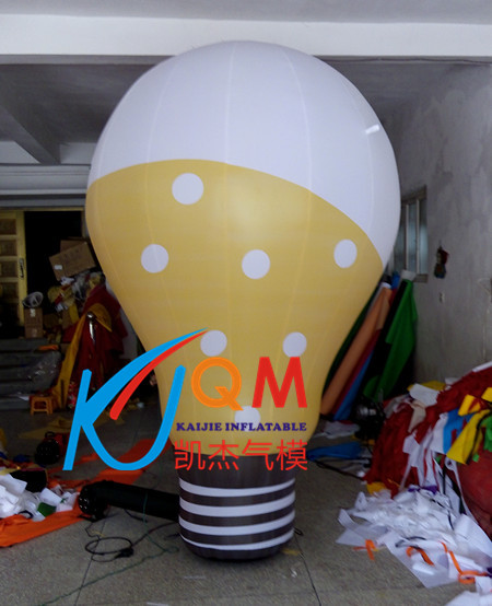 定制充气创意灯泡气模 广告灯光装饰灯泡模型 LED发光灯泡气模