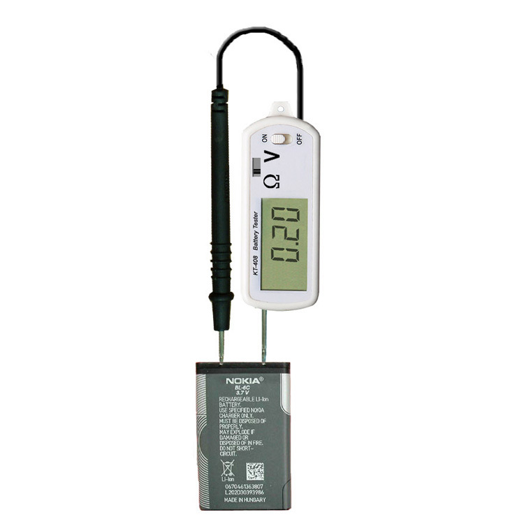 KT-408迷你便携蓄电池干电池手机电池测量仪检测仪