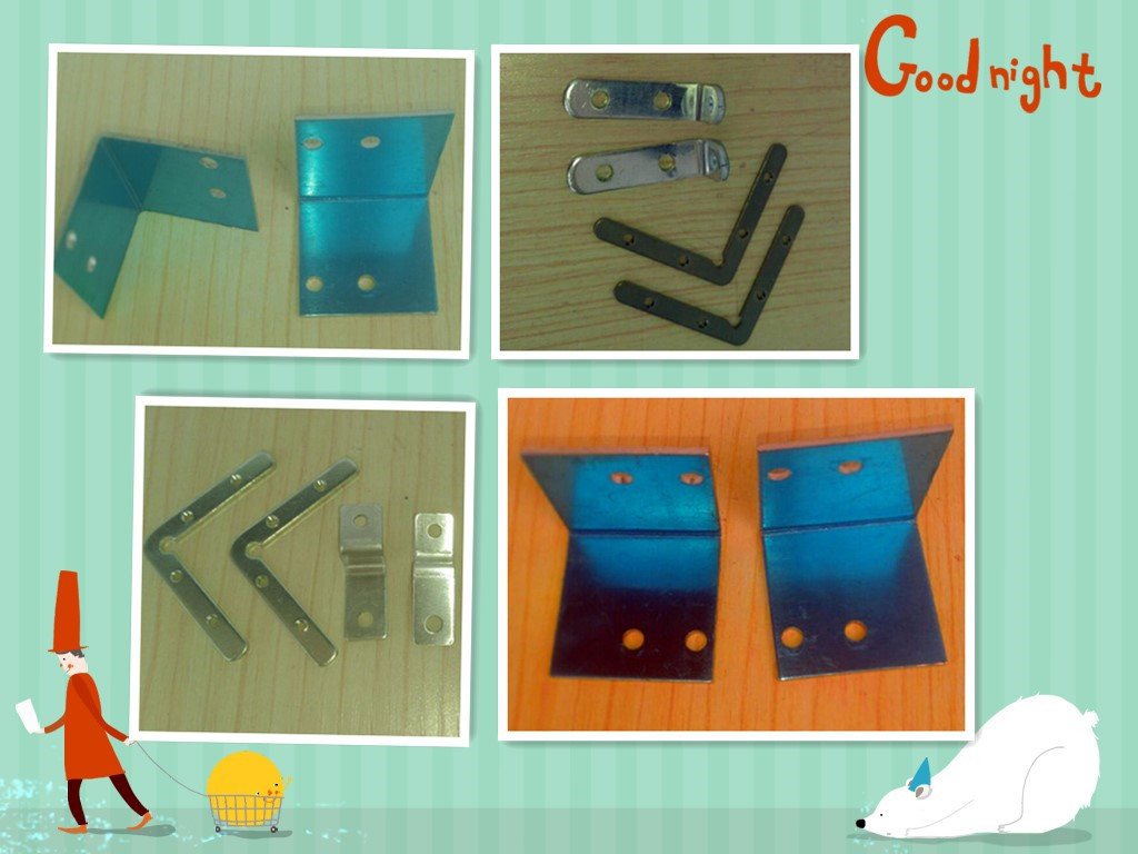 惠阳厂家各种小五金冲压LED面板灯铝片拐角铁拐角转角五金冲压配