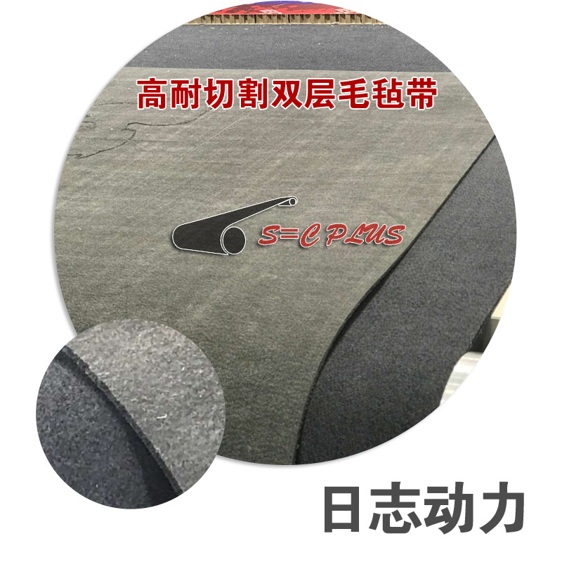 雙層毛氈帶，