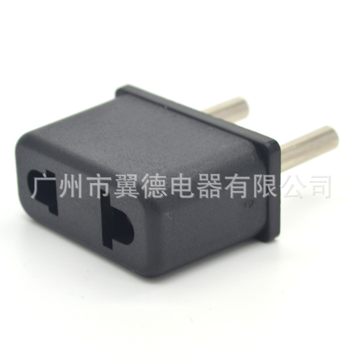 现货欧式转换头 旅行多功能转换插头 美国转德国韩国转接头