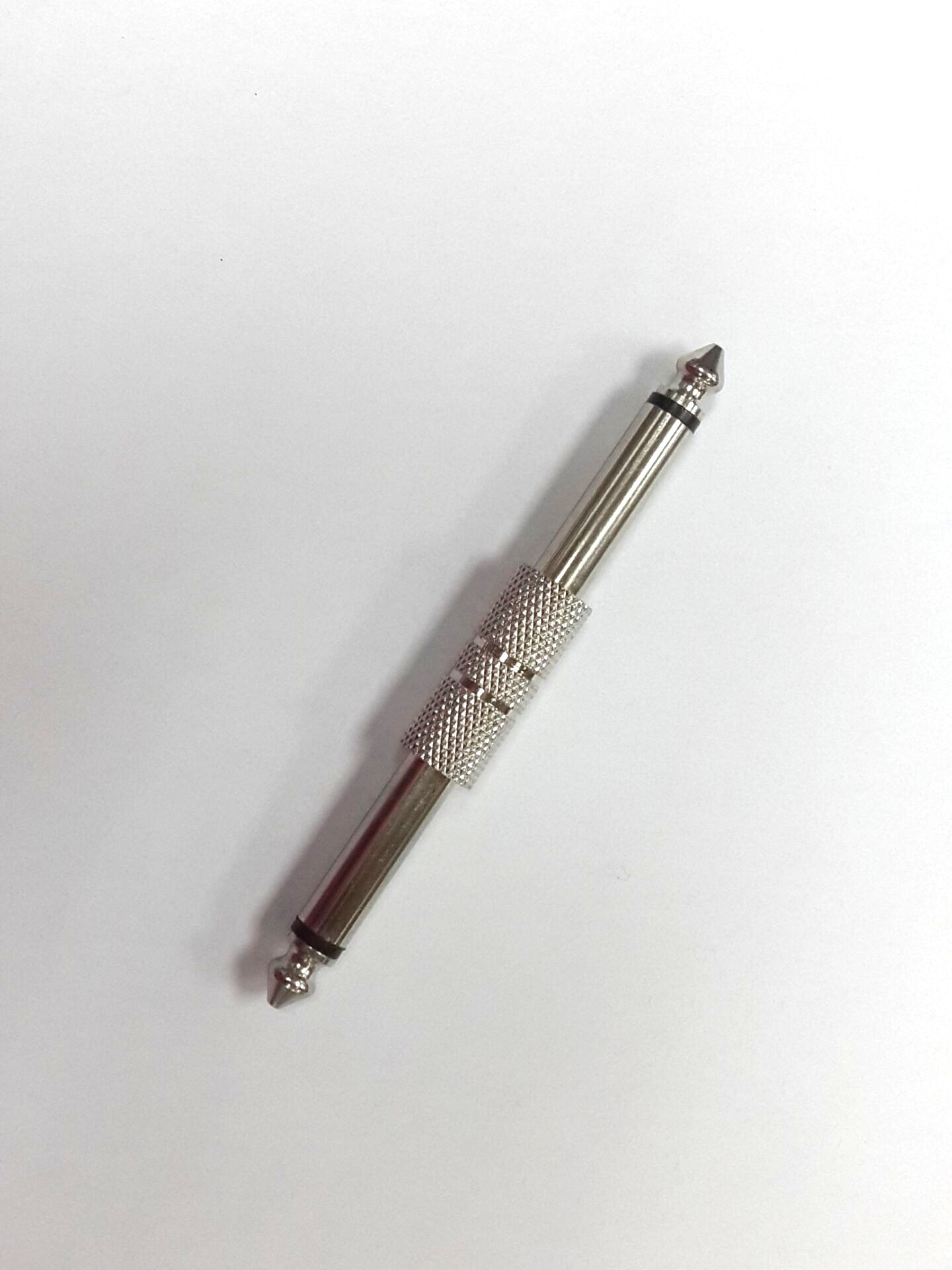 全金属6.35公对公/6.35转接头/6.35音频转接头