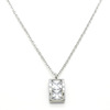 Sophisticated rectangular necklace, chain for key bag  stainless steel, accessory