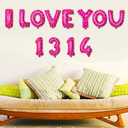 Set of 16-inch wedding room decoration letter arrangement 