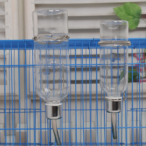 Stainless steel water fountain squirrel rabbit chinchilla guinea pig hamster golden bear ball water feeder drinking kettle