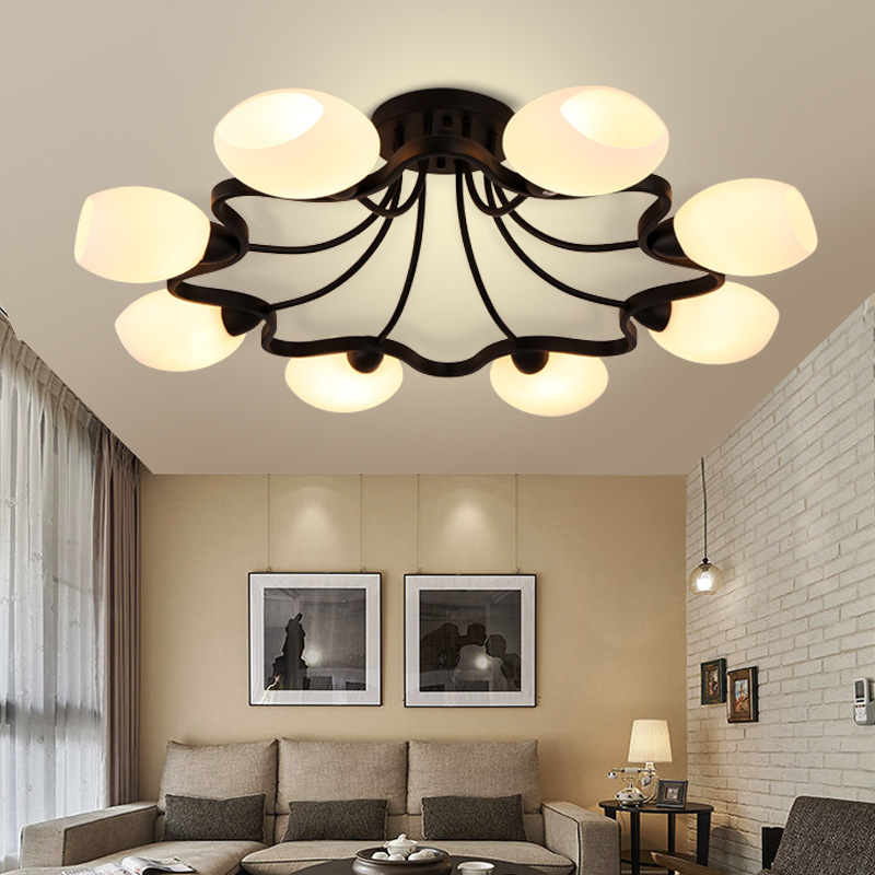 American Ceiling Lamp Room Ceiling Lamp Nordic Bedroom Lamp ins Girl led Personalized Home Warm Creative Lamps