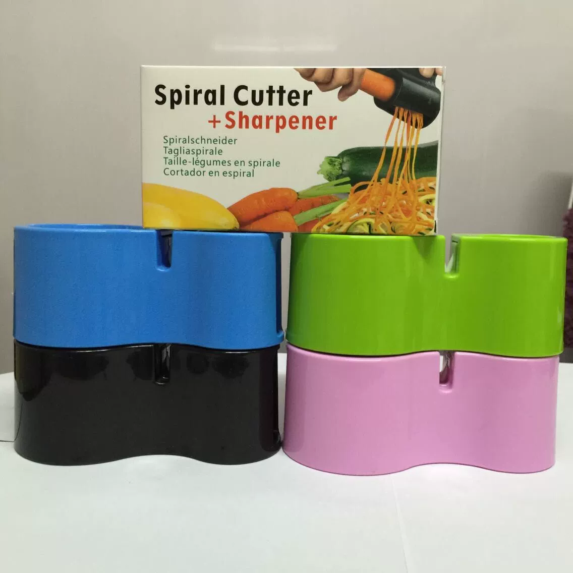 Производитель Creative Kitchen многофункционная Spiral Double-Head Grater Wire Cutter Wire Sharpener оптом