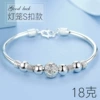 Transfer lantern S buckle bracelet [Plating thick silver]