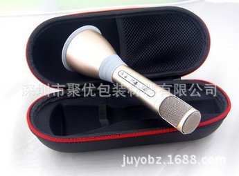 专业定制 无线蓝牙麦克风热压包装盒 K068专用话筒收纳包 eva热压