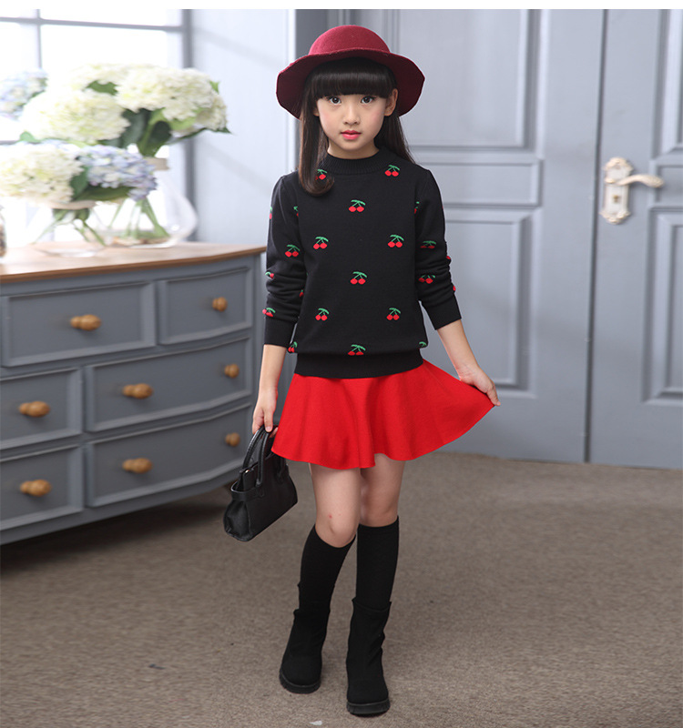 Jupe fillette en laine - Ref 2050169 Image 39