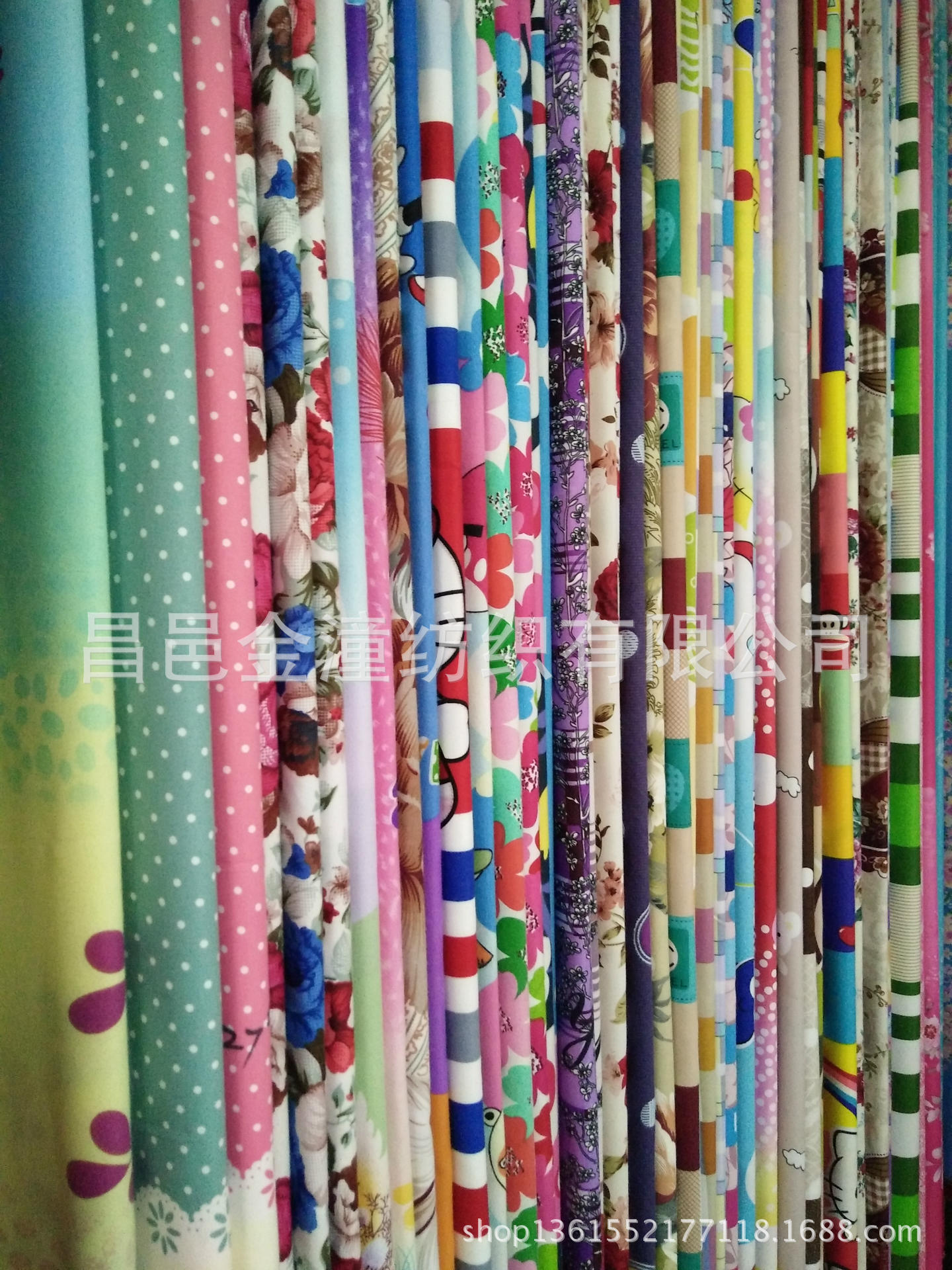 涤纶印花布110g斜纹125g涤磨毛3D印花布 出口印度被壳 2.3*4.7m