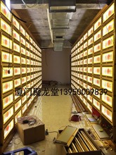 骨灰存放架厂家 铝合金骨灰架、佛龛万佛墙、牌位架、可定制设计