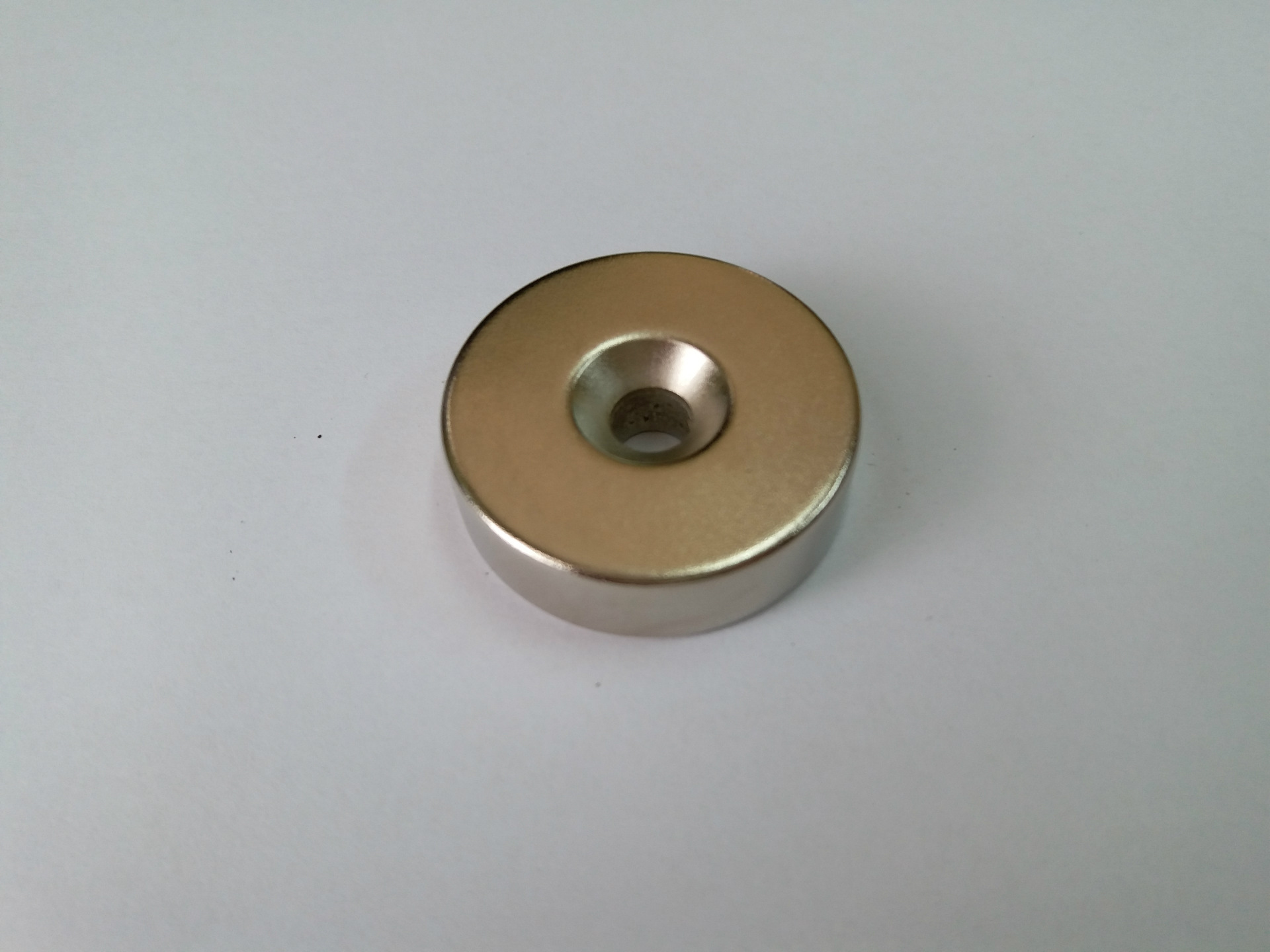 强磁铁35X10沉孔6.5 磁钢 磁铁 圆柱强磁 钕铁硼强磁带孔