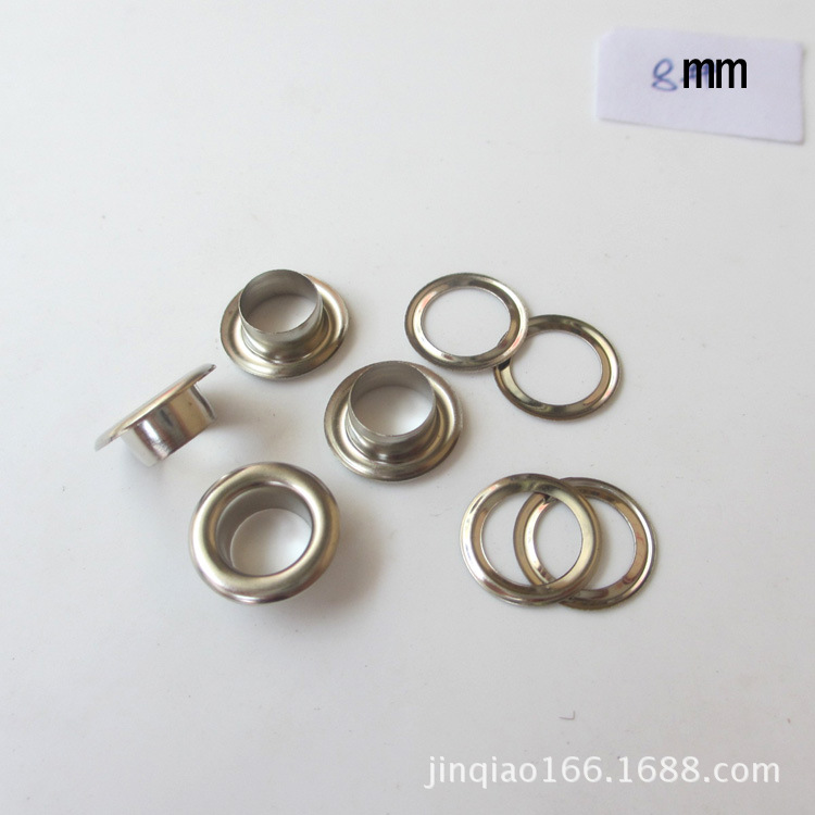 8mm鸡眼银色