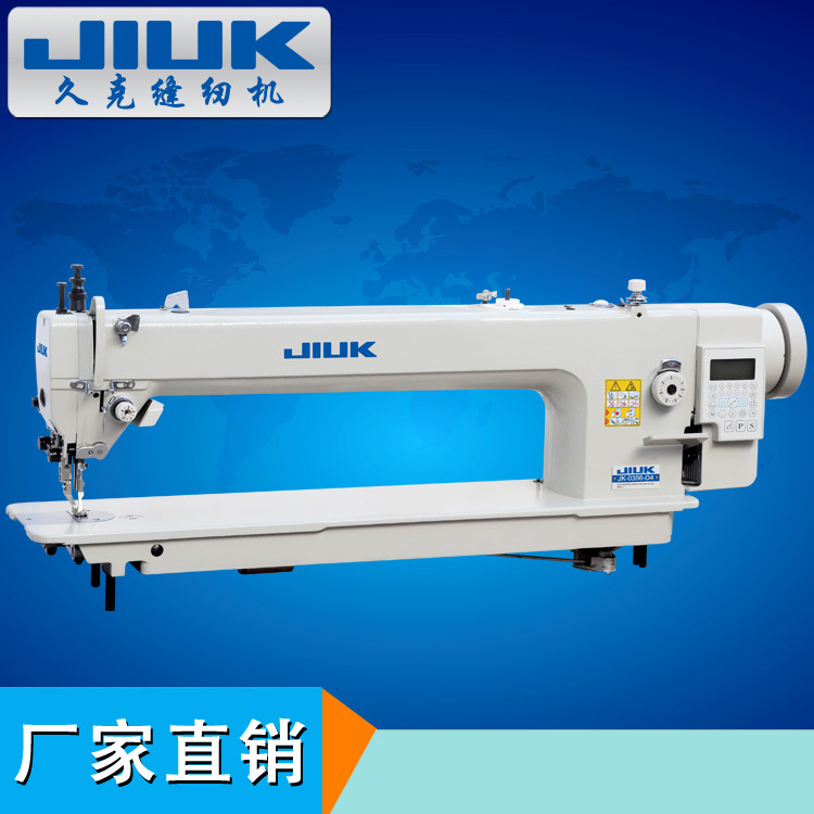 Nuevo equipo largo brazo grueso material síncrono máquina de coser de cuero máquina de coser industrial máquina gruesa especial