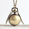 Retro golden pocket watch suitable for men and women, wholesale