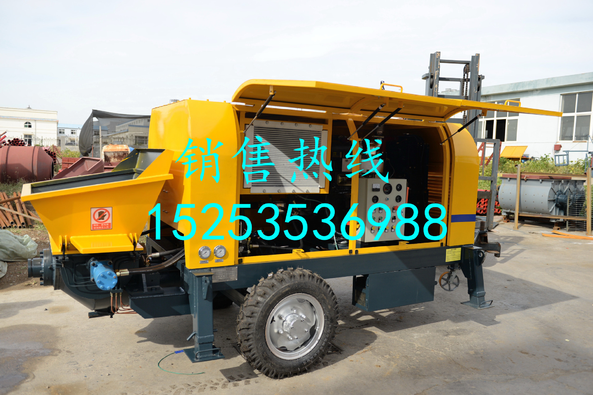 30细石泵 地暖泵 混凝土输送泵 BS30D-10-37 烟台新赛机械地泵-阿里巴巴