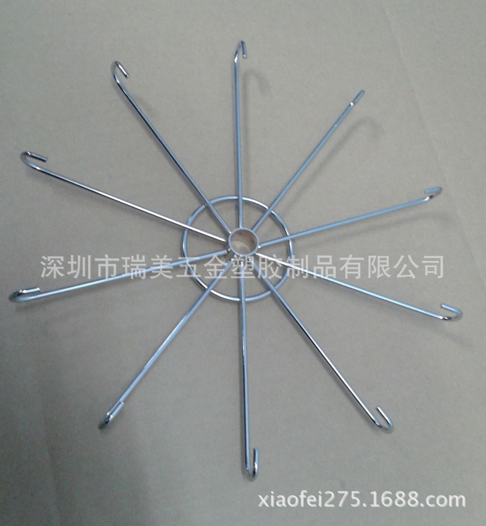 加工生产 衣帽挂架 六面旋转挂架 手套展示挂架 服装展示挂架金属