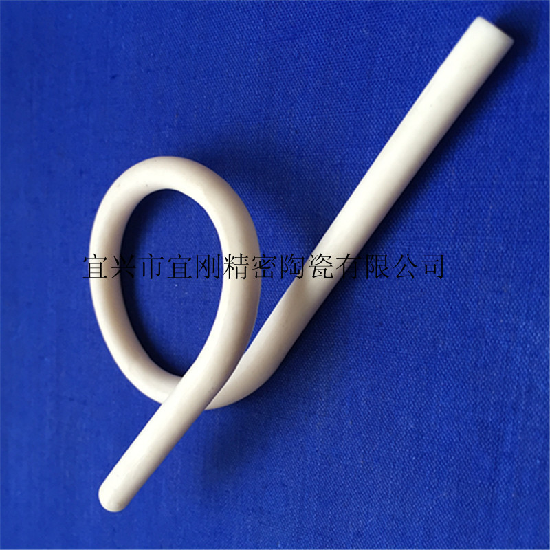 耐磨99氧化铝纺织陶瓷零件 猪尾巴