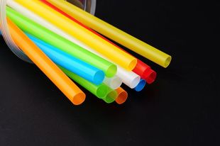 23cm disposable straw independent bag color straw plastic bubble tea straw 100 long thick straw