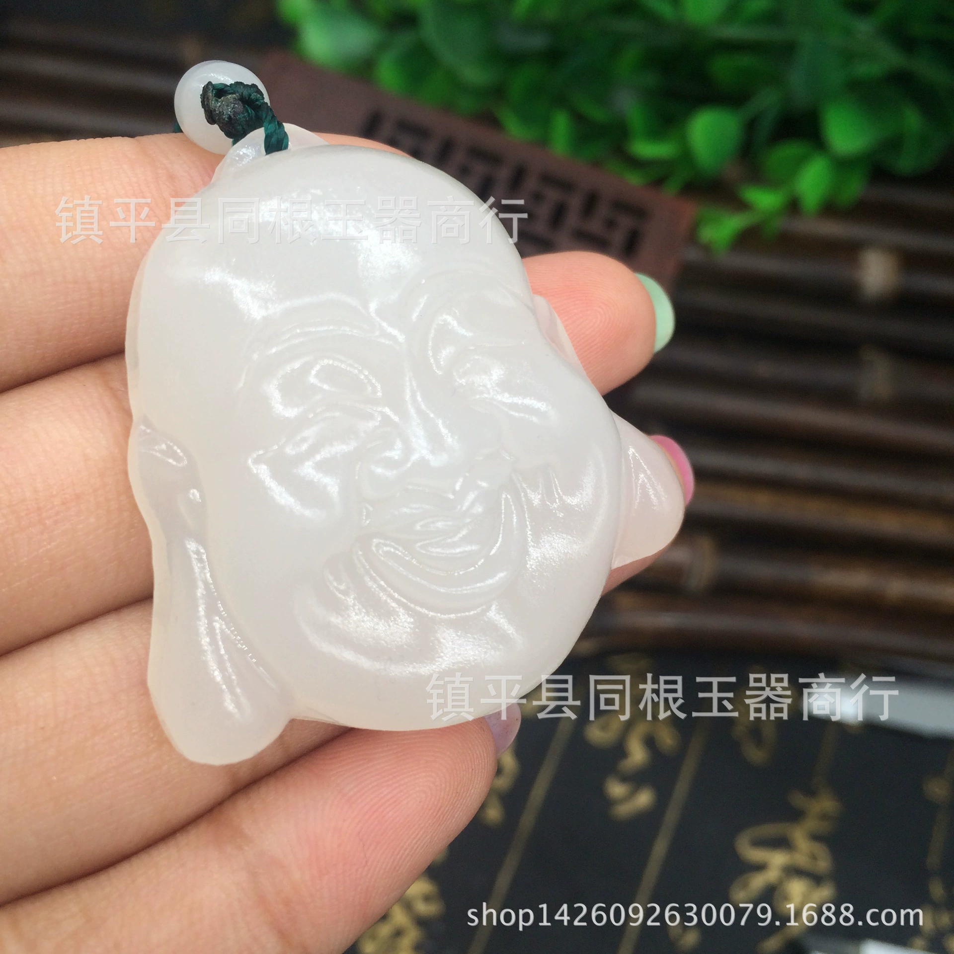 Pendant from Khotan district white jade, wholesale