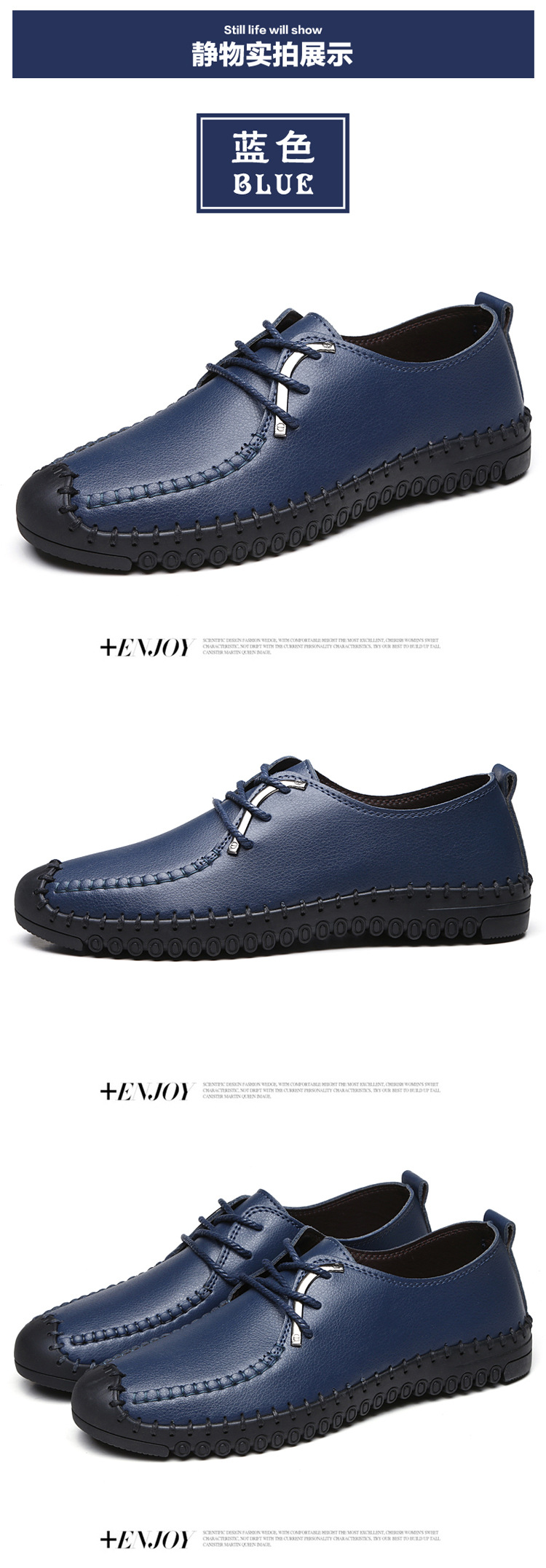 Chaussures homme en cuir véritable - Ref 3445826 Image 39