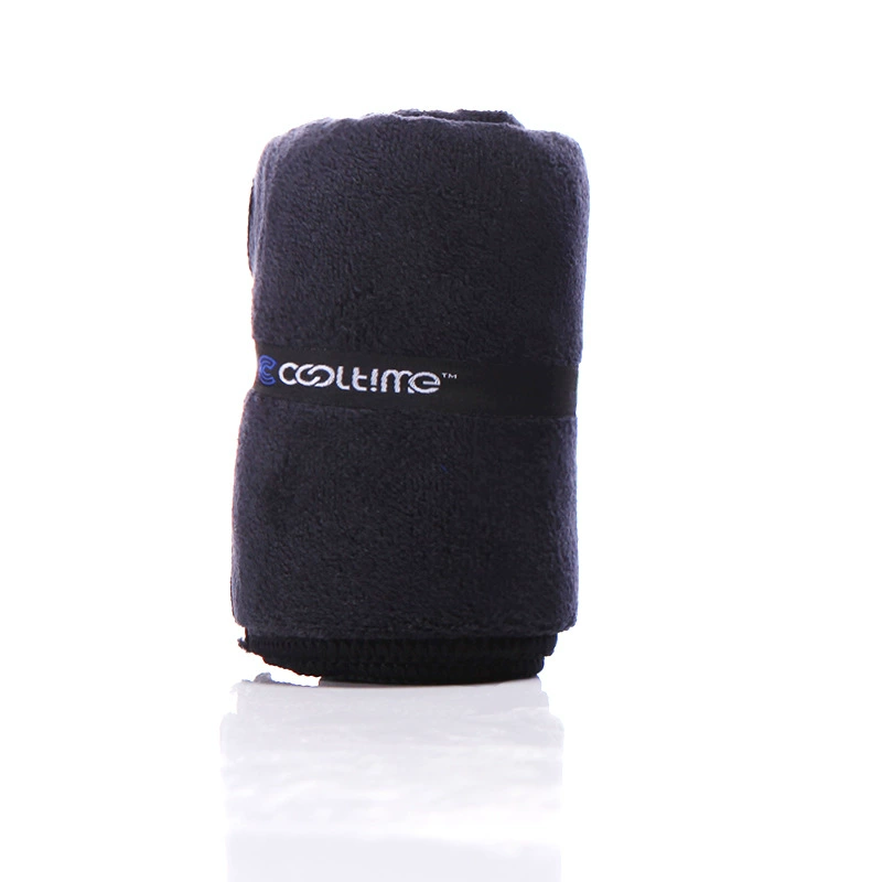 Long black towel for gym, quick dry pack