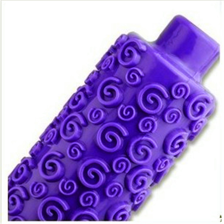 C007紫色压花棒,.