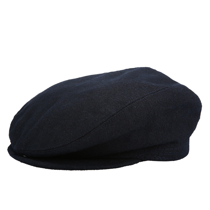 Sombrero de lana de mediana edad y ancianos 2020 Otoño e invierno nuevo sombrero de hombre retro octogonal sombrero a prueba de frío regalo cálido para papá