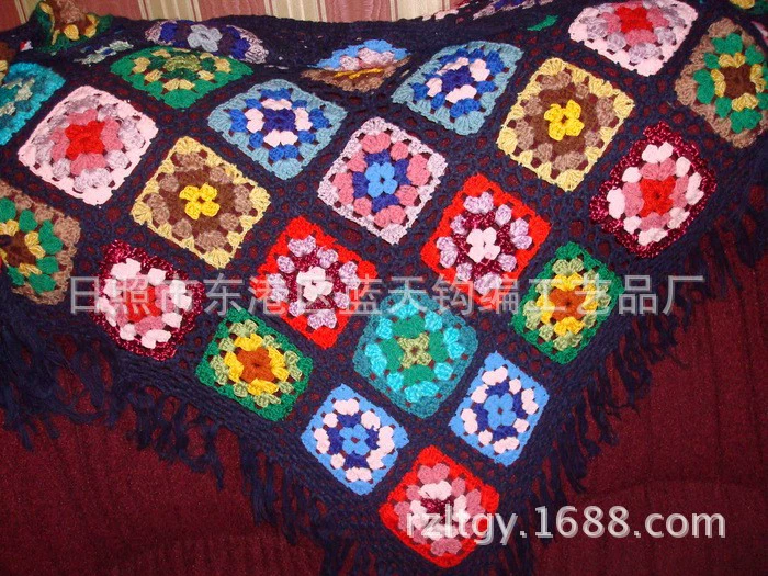 Провизионные handmade hook шерстяные одеяла, крючком шерстяные одеяла