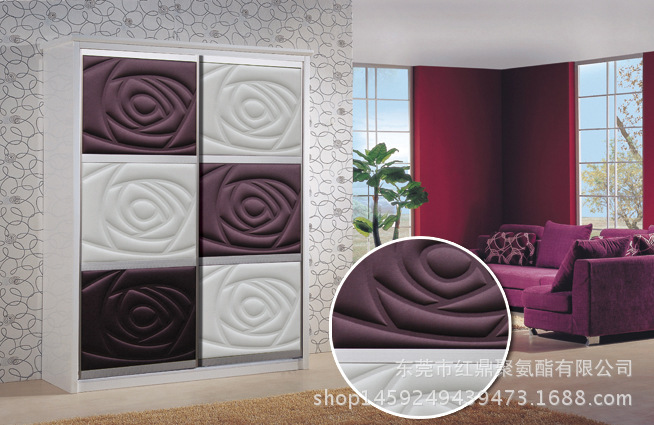 006东莞厂家聚氨酯皮雕软包装饰建材AB组合料发泡PU黑白料