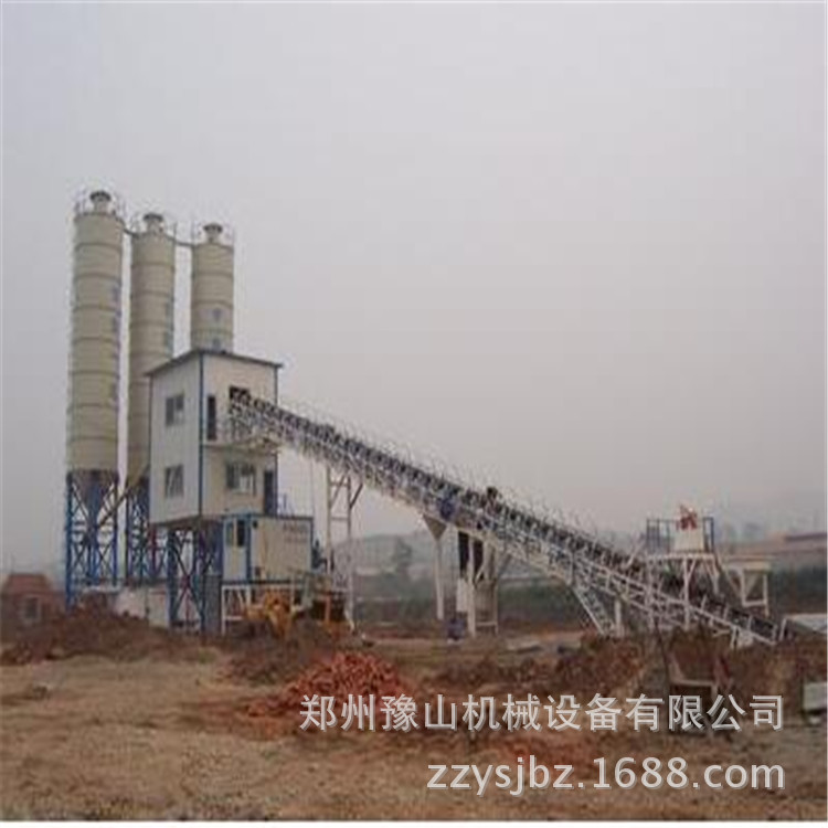 现货JS1000混凝土拌和机 时产60方商品灰搅拌站价格