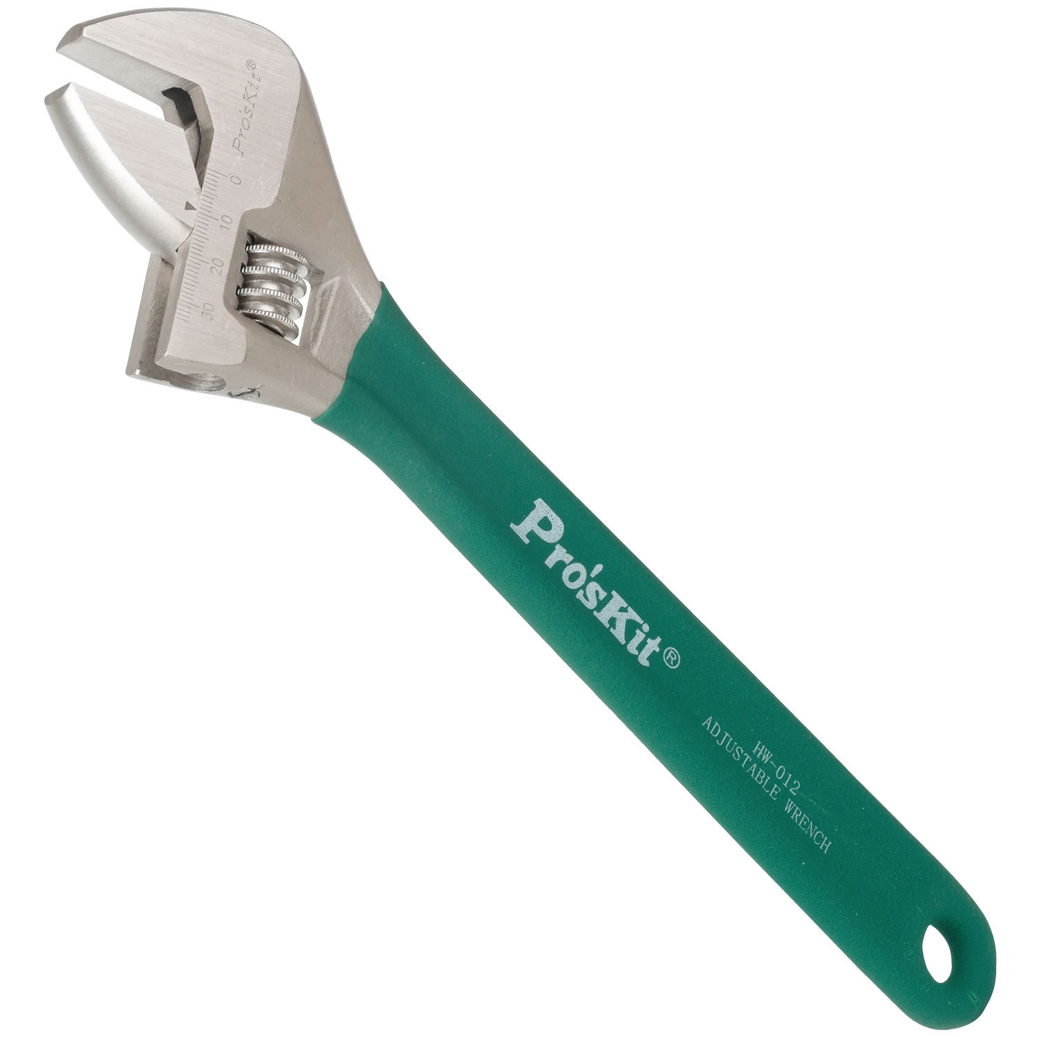 台湾宝工活口扳手HW-012寸沾塑柄钛金防滑活动扳手300mm活络扳手