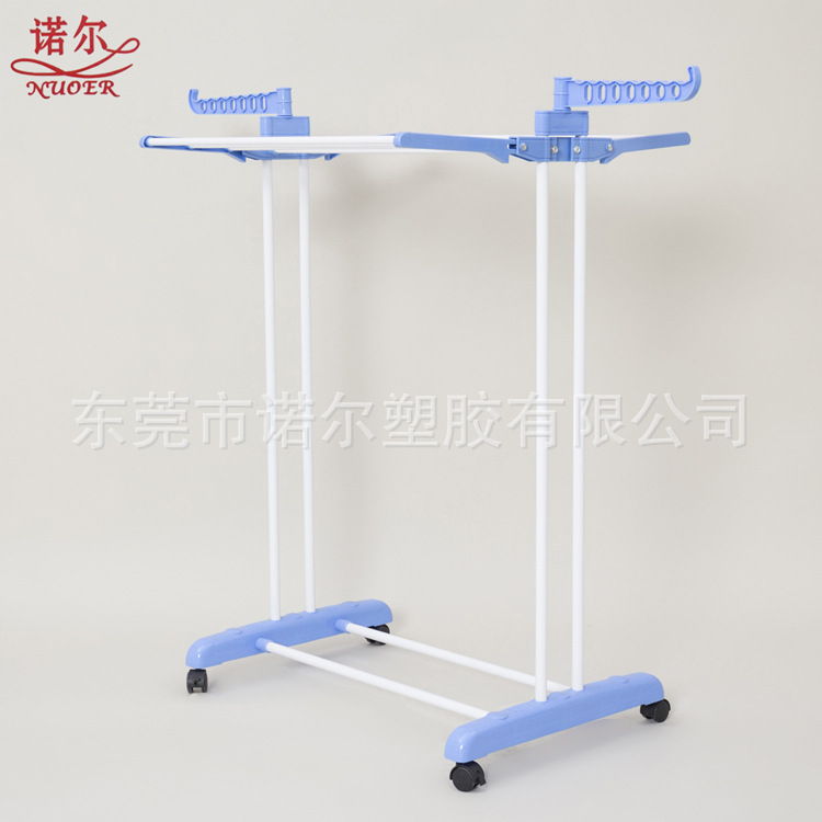 厂家直销批发室内外落地翼型晾衣架三层折叠晒衣架新款晾晒衣架